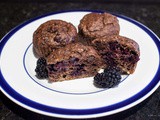 Banana and Blackberry Muffins