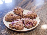 Raspberry & White Chocolate Scones