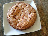 Strawberry, Rhubarb and Coconut Cake