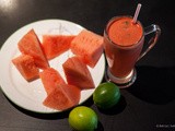 Watermelon and Basil Juice