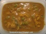 Cauliflower Peas Curry (With Cashews)