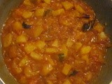 Potato n Yellow Cucumber Mix Curry