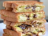 Avocado Chocolate Grilled Sandwich Recipe | Easy Sandwich Recipes For Kids