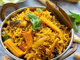 Babycorn Pulao Recipe With Video