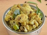 Cauliflower Pepper Fry Recipe | Chettinad Cauliflower Milagu Pirattal | Gobi Pepper Fry