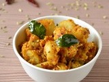 Chakkaravalli Kilangu Poriyal / Sweet Potato Curry Recipe | Side dish Recipes for Rice