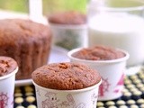 Eggless Apple Banana Muffin Recipe | Eggless Muffins Recipes