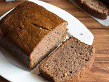 Eggless Blender Banana Bread Recipe