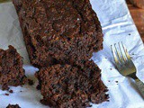 Eggless Double Chocolate Zucchini Bread Recipe