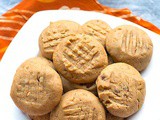 Eggless Organic Honey Peanut Butter Cookies Recipe