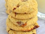 Eggless Snickers Chocolate Chip Cookies Recipe – Eggless Cookie Recipes