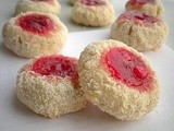 Eggless Thumbprint Cookies