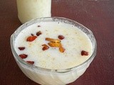 Javvarisi Payasam / Sago Kheer / Tapioca Pearl Pudding