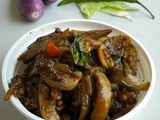 Kathirikkai Milagu Curry / Brinjal Pepper Fry