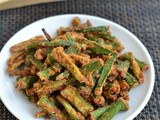 Kurkuri Bhindi Recipe – Crispy Bhindi (Okra) Fry Recipe