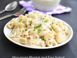 Macaroni Pasta And Egg Salad Recipe | Healthy salad Recipes