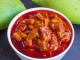 Mango Pickle Recipe - Mango Oorugai