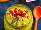 Mango Turmeric Overnight Oats Recipe