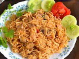 Mushroom Biryani Recipe