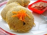 Oats Idli / Instant Oats Idli–Step by Step