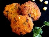 Sweet Corn Vadai (With Urad Dal)