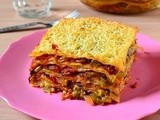 Vegetable Lasagna Recipe With Homemade Lasagna Sheets (Without Pasta Machine)