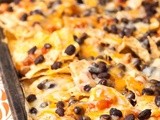 Black Bean & Cheese Nachos