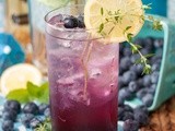 Blueberry Thyme Gin Smash