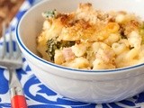 Cheesy Ham & Broccoli Pasta Bake