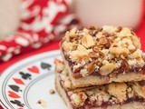 Cherry Almond Crumble Bars