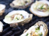 Grilled Oysters with Garlic-Herb Butter