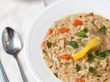 Lemon Chicken Orzo Soup