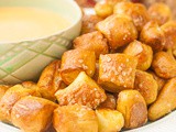 Pretzel Bites with Cheddar Beer Sauce