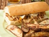 Slow Cooker Chicken Cheesesteaks