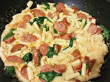 Spicy Chorizo & Spinach Pasta