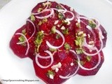 Beetroot Salad With Mint Garlic Vinaigrette