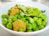 Buttered Peas With Chicken Chunks