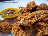 Crunchy Fritters With Onion And Oats