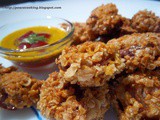 Crunchy Fritters With Onion And Oats