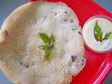 Onion Pancake with Lime Garlic Dipping Sauce