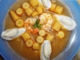 Prawn Corn Egg Chowder