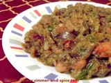 Aubergine / Eggplant / Brinjal Sabzi  (Baingain ka bharta )