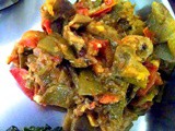 Indian Flat/Broad Beans Recipe with potatoes , tomato and brinjal | saem aur baingan ki mix sabzi