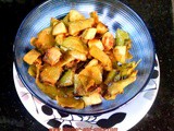 Matar Ke Chhilke Ki Sabji (Peels of Pea Pods with Potatoes)