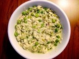 Methi Matar with Paneer sabzi (Fenugreek , peas and cottage cheese vegetable)