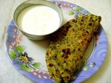 Palak Pratha (Spinach Bread)