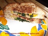 Spinach Corn Sandwich