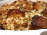 Brown Butter Rosemary Cornbread Stuffing
