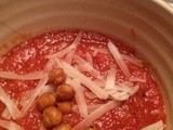 Easy, Savory Tomato-Garbanzo Soup