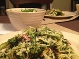 Pasta with Multi-Herb Pesto & Flash Fried Spring Veggies